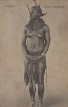 Angola Mulher Cuanhama Risque Woman African Antique Postcard - $19.99