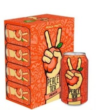 12 Cans of Peace Tea Peach Can 341 ml Each- From Canada- Free Shipping - £27.36 GBP