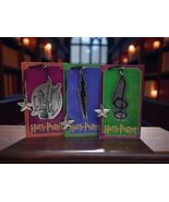 Harry Potter Metal Bookmarks Scholastic Nimbus, Bolt, Glasses 2001 NEW ☆... - $488.39 MXN