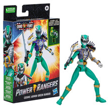 Power Rangers Dino Fury Cosmic Armor Green Ranger 6&quot; Figure New in Box - £10.64 GBP