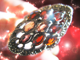 Haunted Ring Unlocked Golden Gates Magick Scholars Magnificent Collection - £60.56 GBP