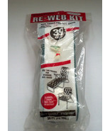 vintage re web kit 39 feet white with green trim will cover 1 chair well... - €16,84 EUR