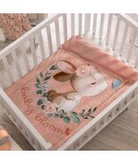 LITTLE BUNNY BABY GIRLS CRIB BEDDING NURSERY SET 3 PCS 100% COTTON - $1,997.76 MXN