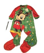 Disney&#39;s Mickey And The Roadster Racers One Piece Pajama Set Of 2 Zipper... - $20.57