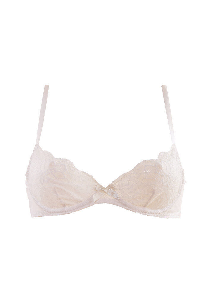Primary image for L'AGENT BY AGENT PROVOCATEUR Womens Bra Elegant Floral Lace White S