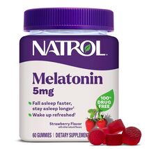 4/27 Natrol Melatonin 5mg, Dietary Supplement for Restful Sleep, 60 Stra... - $9.89
