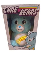 Care Bears 2021 14&quot; WISH BEAR 14&quot; Teal Plush Bear - Wish It Dream It Do ... - $21.51