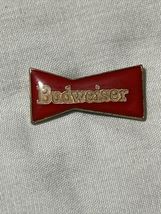 Vintage Budweiser Bud Beer Bow Tie Lapel Pin Anheuser Busch - £7.18 GBP