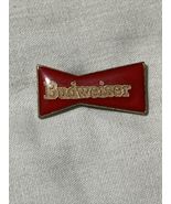 Vintage Budweiser Bud Beer Bow Tie Lapel Pin Anheuser Busch - £7.07 GBP