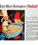 Kelloggs Rice Krispies Snap Crackle Pop 1933 Advertisement Cereal DWFF13 - €34,13 EUR