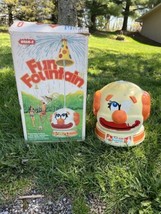 Vintage 1978 Wham-O Fun Fountain Clown Head Sprinkler with box Toy NO HAT - $49.45