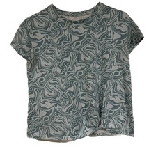 Girls Short Sleeve Scrunchie Top Size XL 14-16 Blue - $5.82