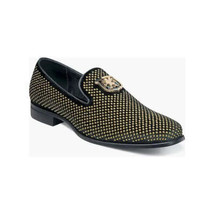 25228, Stacy Adams Micro Suede Shoes Swagger Slip On Studded All Colors image 2