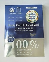 3 boxes REDCORAL Fruity CrocOil Silk Beauty Facial Mask 10 Pieces/Box 红珊... - £166.62 GBP