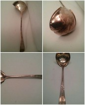 Rogers &amp; Bros Silver Plate Ladle Spoon Williams Engraved Handle - £16.01 GBP