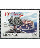 Monaco. 2021. The 10th Book Fair in Monaco (MNH **) Stamp - £1.28 GBP