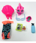 Monster High Lagoona Blue Doll Accessories Lot Swimsuit Phone Glasses Pet - £13.61 GBP