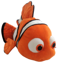 Disney Store Finding Nemo Large 16&quot; Plush Pixar Clown Fish Stuffed Animal Toy - £12.38 GBP