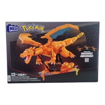 MEGA Pokemon Charizard Building Kit with Motion Toy 1664 Pieces Blocks HMW05 - £112.14 GBP