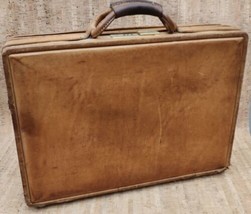 Vtg Hartmann Belting Leather Briefcase Attaché Combination Lock Case - $310.15