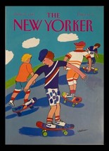 COVER ONLY The New Yorker June 26 1989 Group of Skaters by Barbara Westman - £11.25 GBP
