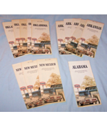 Lot of 14 Vintage Texaco Road Maps-Some dated 1976-Oklahoma, New Mexico,... - €21,86 EUR