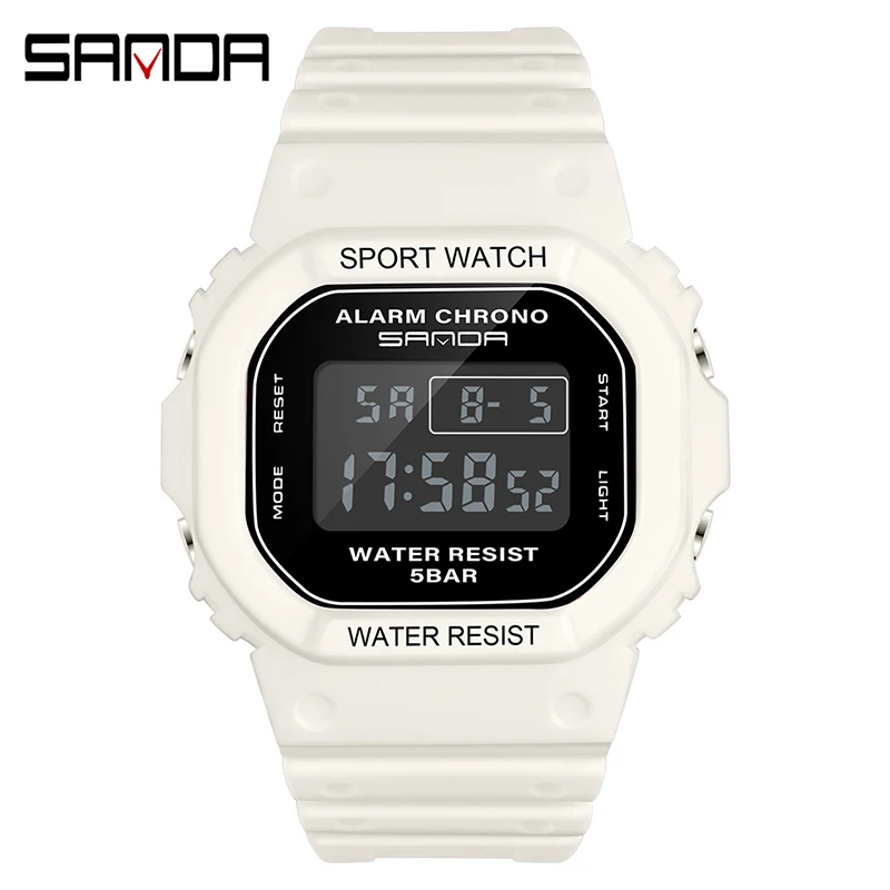 SANDA  Digital Watch  G Style Electronic  Fashion Watch For Women Men Stopwatch  - £55.56 GBP