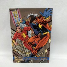 DC Versus Marvel Trading Card Capt Marvel Capt Marvel 1995 Fleer Skybox #56 - $9.89