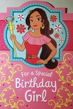 Disney Princess Elena Avalor  Greeting Card Birthday &quot;Happy Birthday!&quot;  - £3.10 GBP