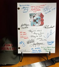 Friday the 13th Script Signed- Autograph Reprints- Jason Voorhees, Mrs. Voorhees - £19.63 GBP