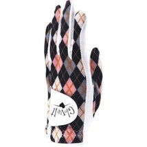 Nuevo Mujer GLOVE IT Rosa/Gris Rombos Golf Guante. Talla Medio. Zurdos - $16.86