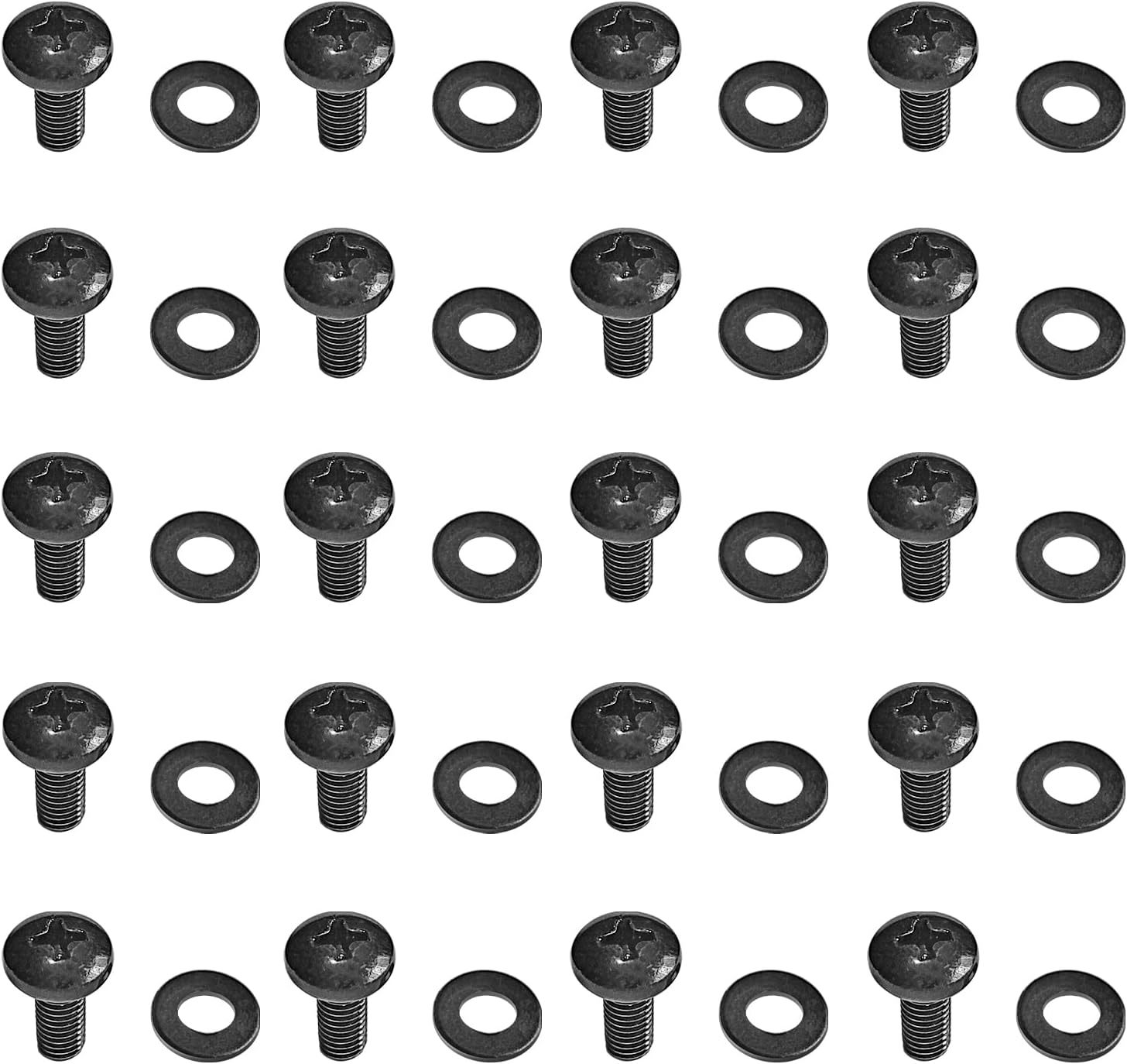 Axcessables 10-32 Rackmount Screws - 20 Sets Of Rack Rail Screws And Was... - $39.92