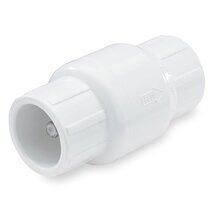 NDS 1001-12 1-1/4&quot; PVC IPS Spring Check Valve F by F 6-3/16&quot; Length - $32.39 CAD
