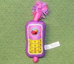 SESAME STREET PLUSH ABBY CADABBY PHONE FISHER PRICE BABY TOY ELMO PURPLE 7&quot; - £8.91 GBP