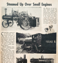 1954 Charles Arnold Boilers Article Page Steam Engines Railroad Vintage ... - $24.99