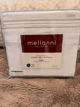 Mellanni White Queen Sheet Set 6 Pc - 4 Pillowcases Deep Pocket up to 16&quot;  NEW - £22.60 GBP