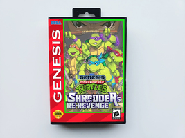 TMNT Shredder&#39;s Re-Revenge Streets of Rage 2 Brawler - Sega Genesis Game (USA) - £13.58 GBP+
