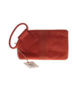 NWT Hobo International Sable Wristlet in Chili Buffed Leather Zip Top Cl... - £71.62 GBP