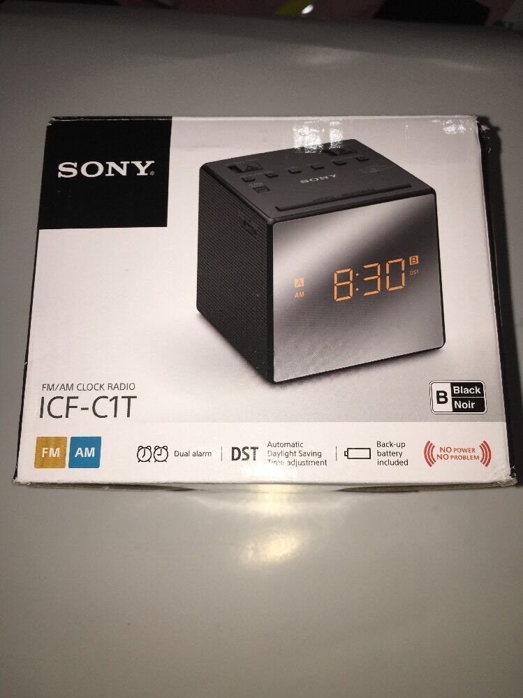 Primary image for Sony ICF-C1T Desktop Alarm Clock AM FM Radio Black - NEW-SHIPS N 24 HOURS