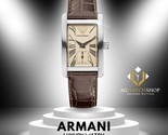 Orologio da donna Emporio Armani con cinturino in pelle marrone quadrant... - £104.63 GBP