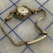 Vintage fleurier Cocktail Watch For Parts / Repair  10k RGP Bezel 23 Jewel - $20.19