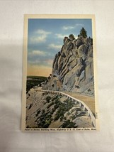 Montana Butte Point Rocks Harding Way Country Road Highway 10 Postcard New - $181.31 MXN