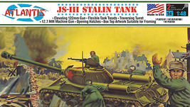 Russian JS-III Stalin Tank 1:48 Model Kit Atlantis Models A303 MADE IN USA - £18.91 GBP