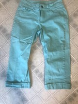 Riders Cropper Cuffed Capri Denim JEANS SIZE 4 medium - $21.25