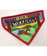 Vintage BSA Tuckahoe Deer Embroidered Twill Boy Scouts America Camp Patch - $174.27 MXN