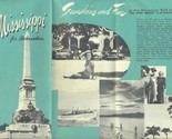 Mississippi for Relaxation &amp; Recreation Brochure 1940s - $13.86