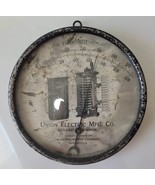 Antique Union Electric Mfg Co Advertising Circular Thermometer 7.25&quot; - $149.95