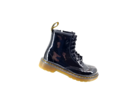 Dr Doc Martens Air Wair Black 1460 Combat Boots Youth Shoes US Size 13 - $28.88