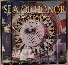 Sea of Honor - The U.S. Navy Story 1775-1945 - Set of 7 VHS Tapes - £7.43 GBP