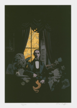 Mike Mignola &amp; Dave Stewart SIGNED H.P. Lovecraft / Cthulhu #26/50 LE Art Print - £201.34 GBP